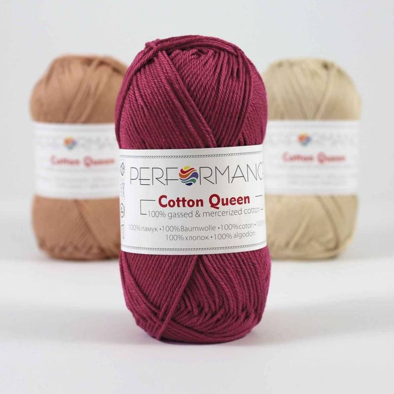 Bavlněná příze Cotton Queen 2109 - vínová