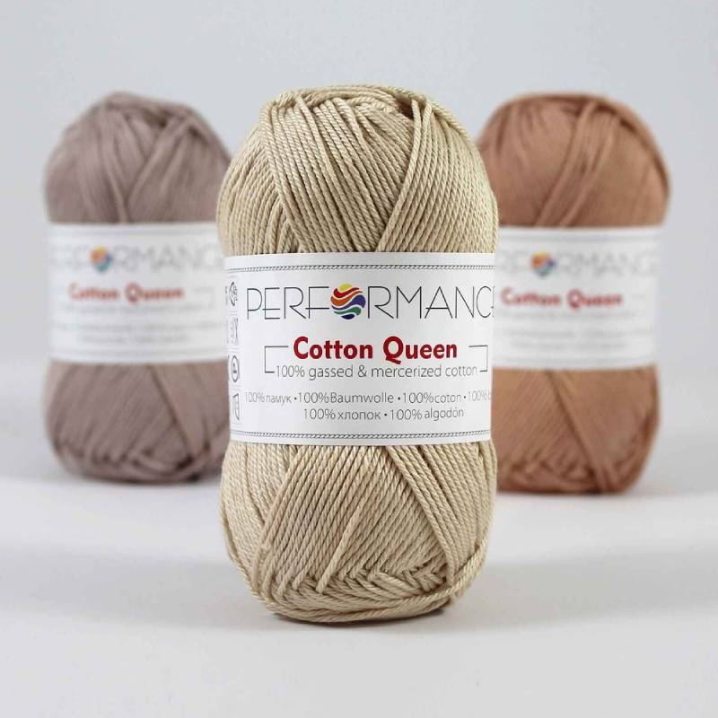 Bavlněná příze Cotton Queen 2020 - béžová