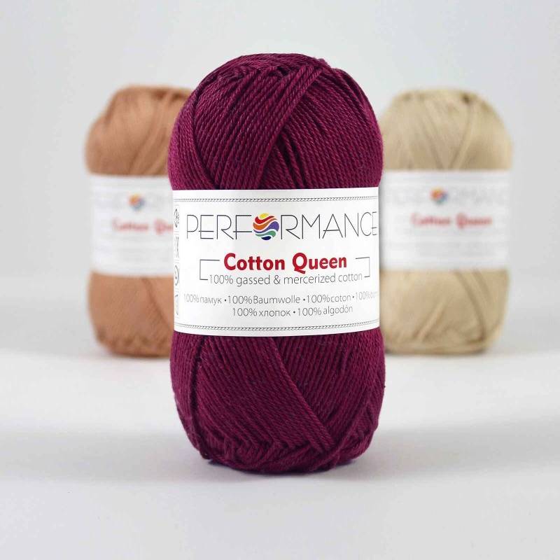 Bavlněná příze Cotton Queen 2072 - fialová