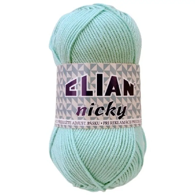 Pletací příze Elian Nicky 280 - zelená
