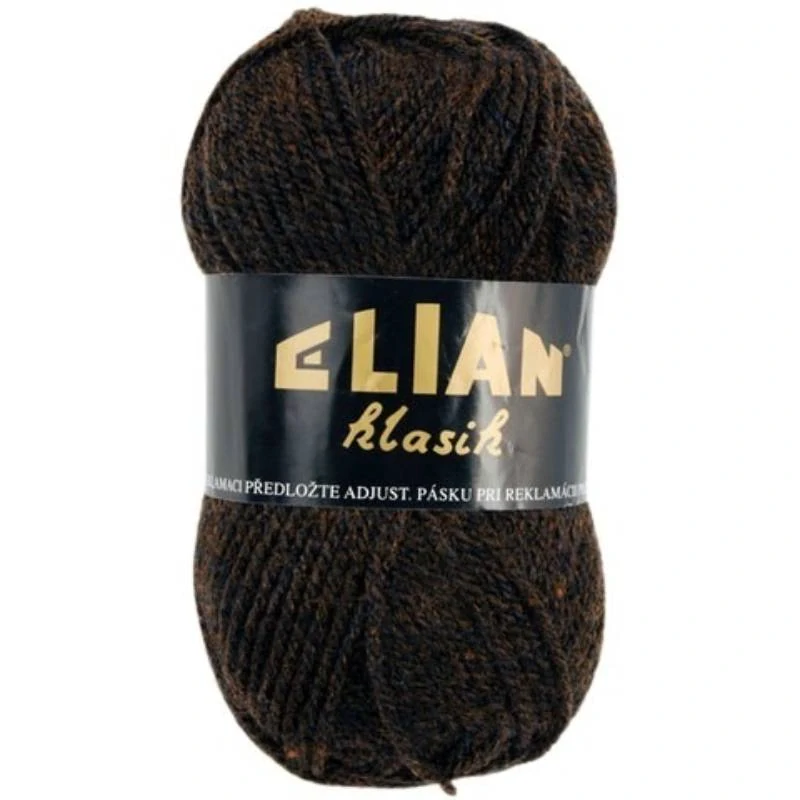 Pletací příze Elian Klasik 1444 - hnědá