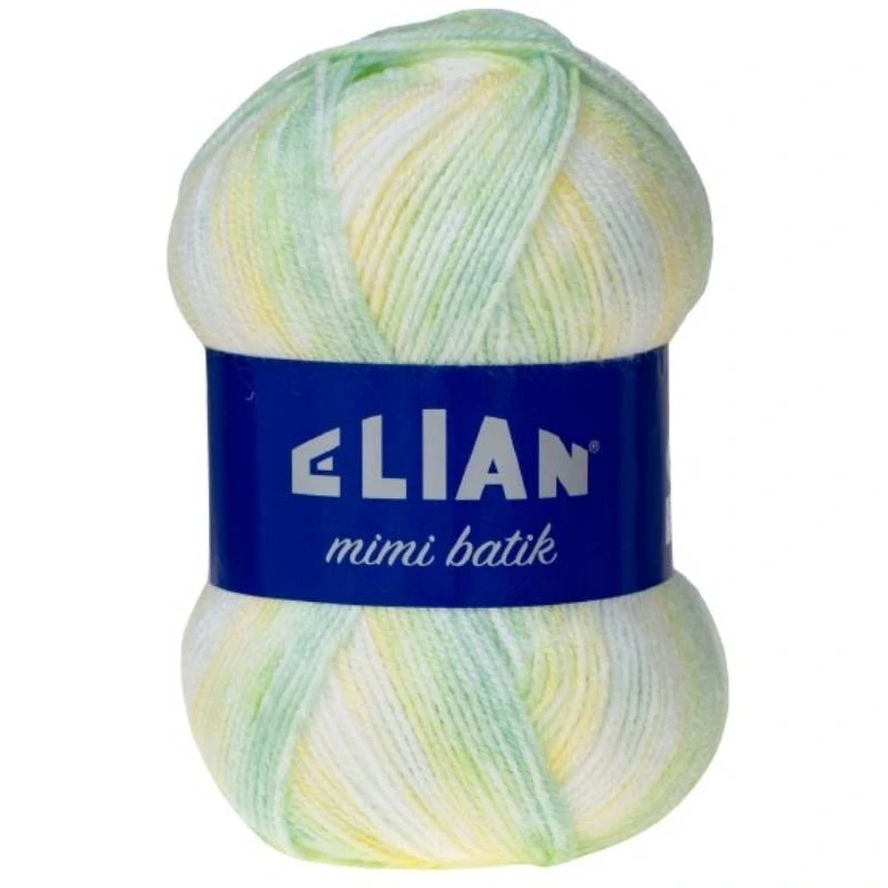 Pletací příze Elian Mimi batik 32424 - zelená