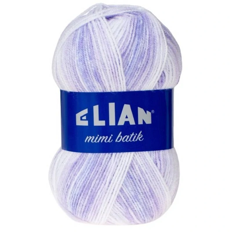Pletací příze Elian Mimi batik 32460 - fialová