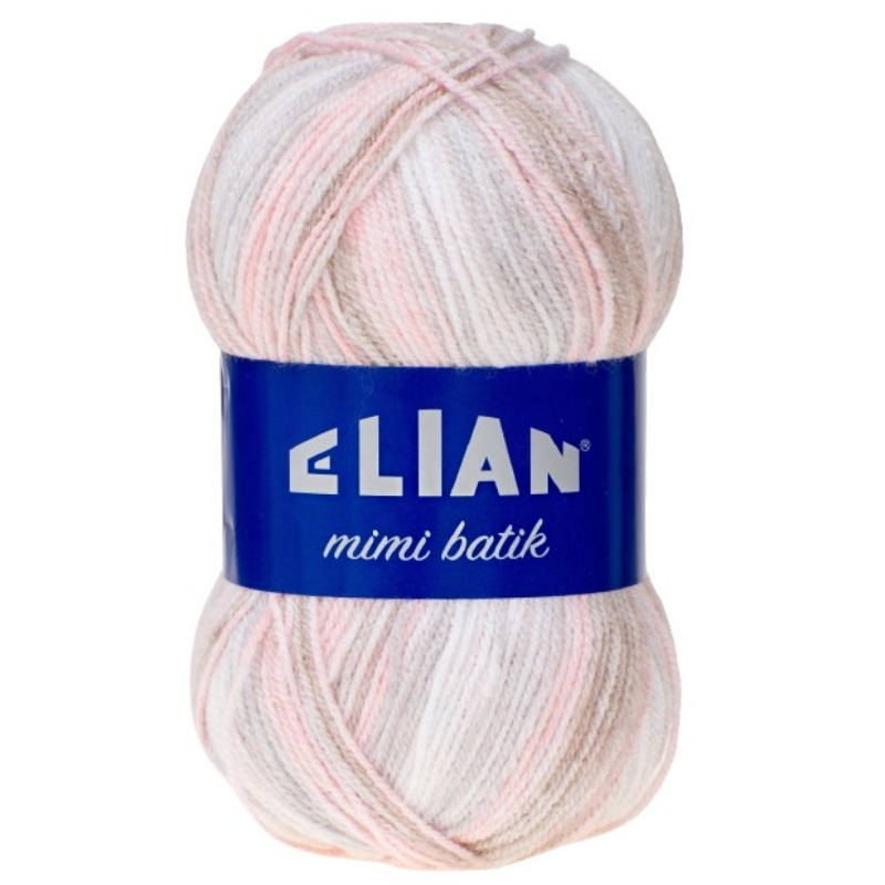 Pletací příze Elian Mimi batik 32463 - šedá - DOPRODEJ