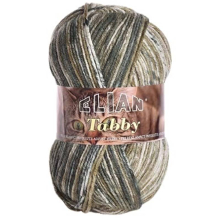 Pletací příze Elian Tabby 31894 - zelená