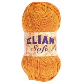 Pletací příze Elian Sofi 4876 - žlutá